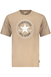 T-SHIRT EM ALGODÃO CONVERSE HOMEM BEGE