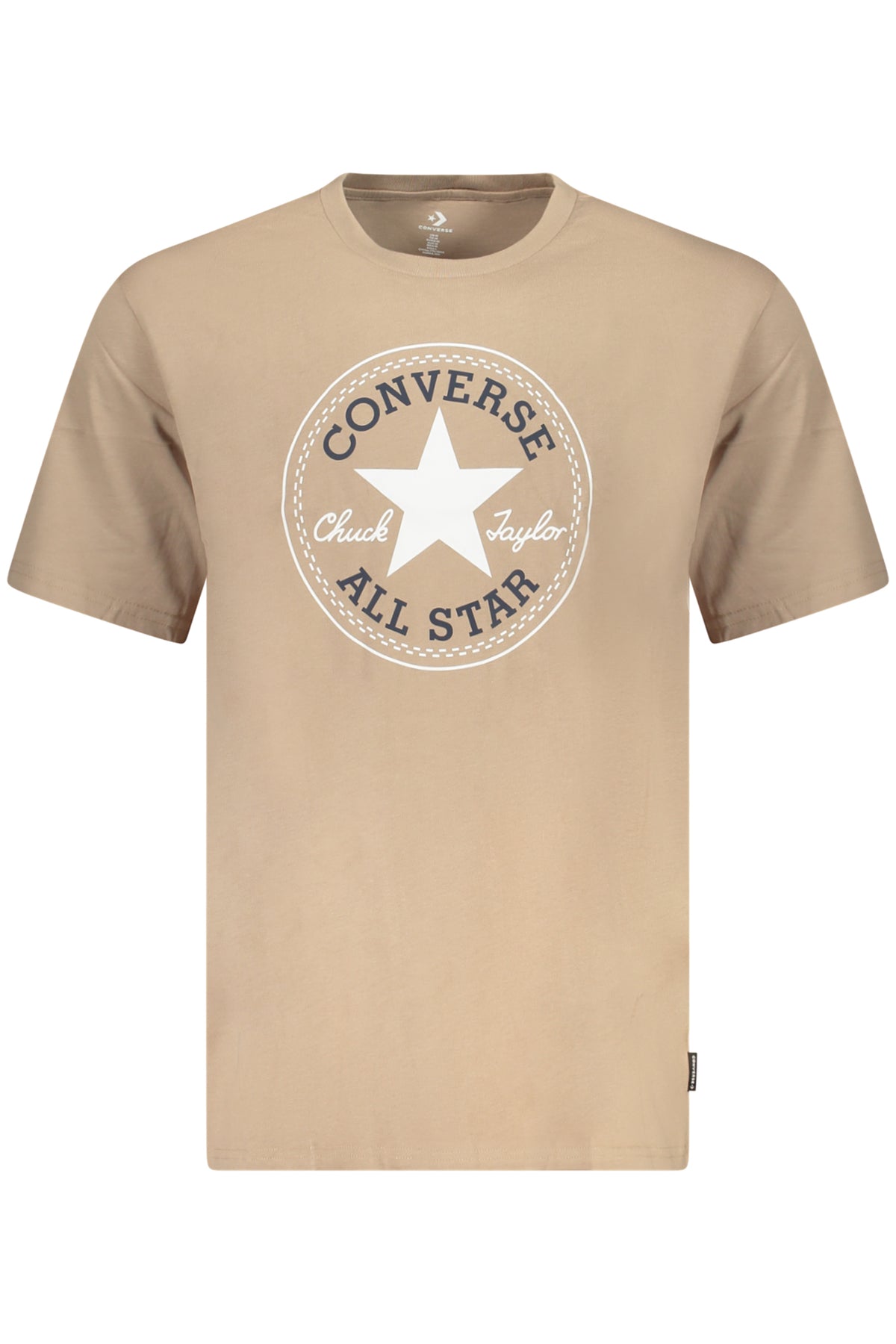 T-SHIRT EM ALGODÃO CONVERSE HOMEM BEGE