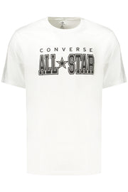 T-SHIRT EM ALGODÃO CONVERSE HOMEM BRANCA