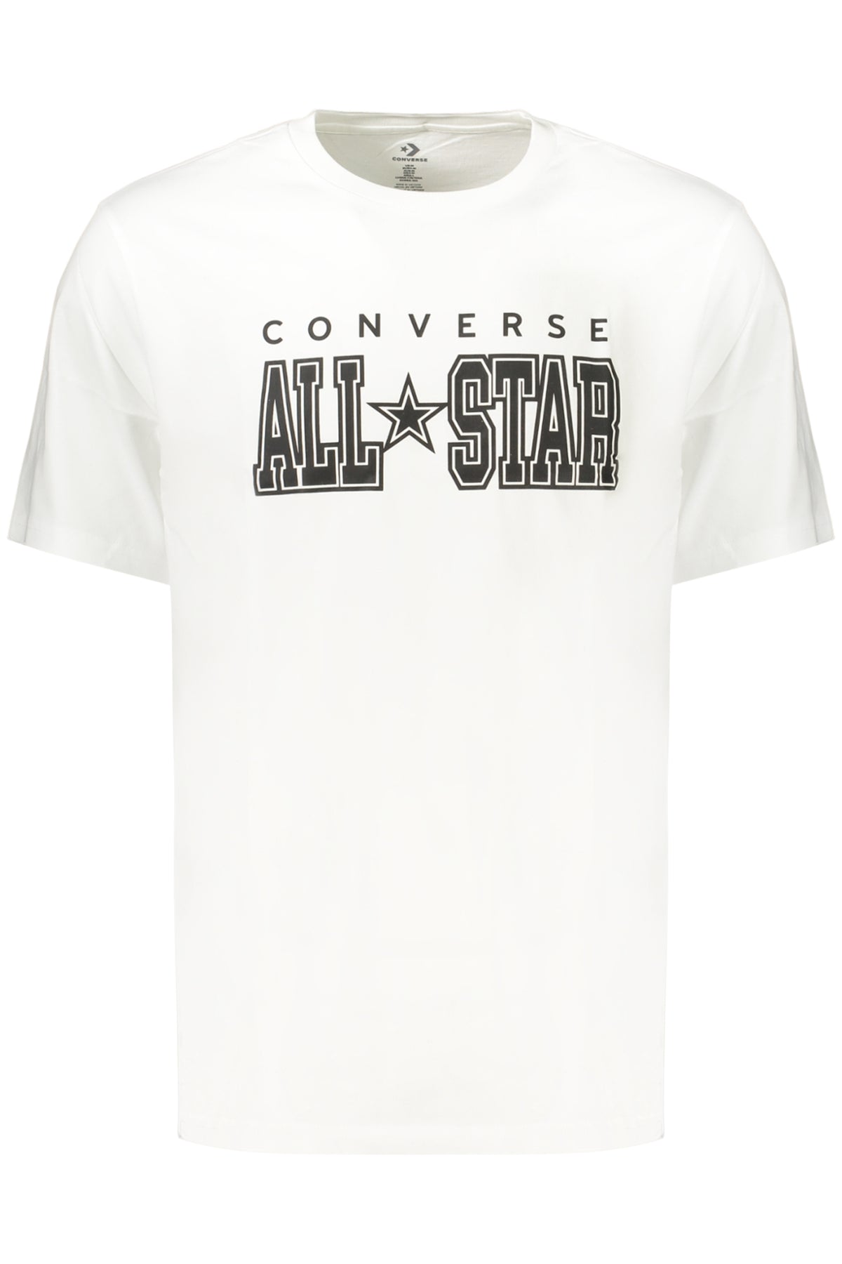 T-SHIRT EM ALGODÃO CONVERSE HOMEM BRANCA