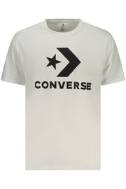 T-SHIRT EM ALGODÃO CONVERSE HOMEM BRANCA
