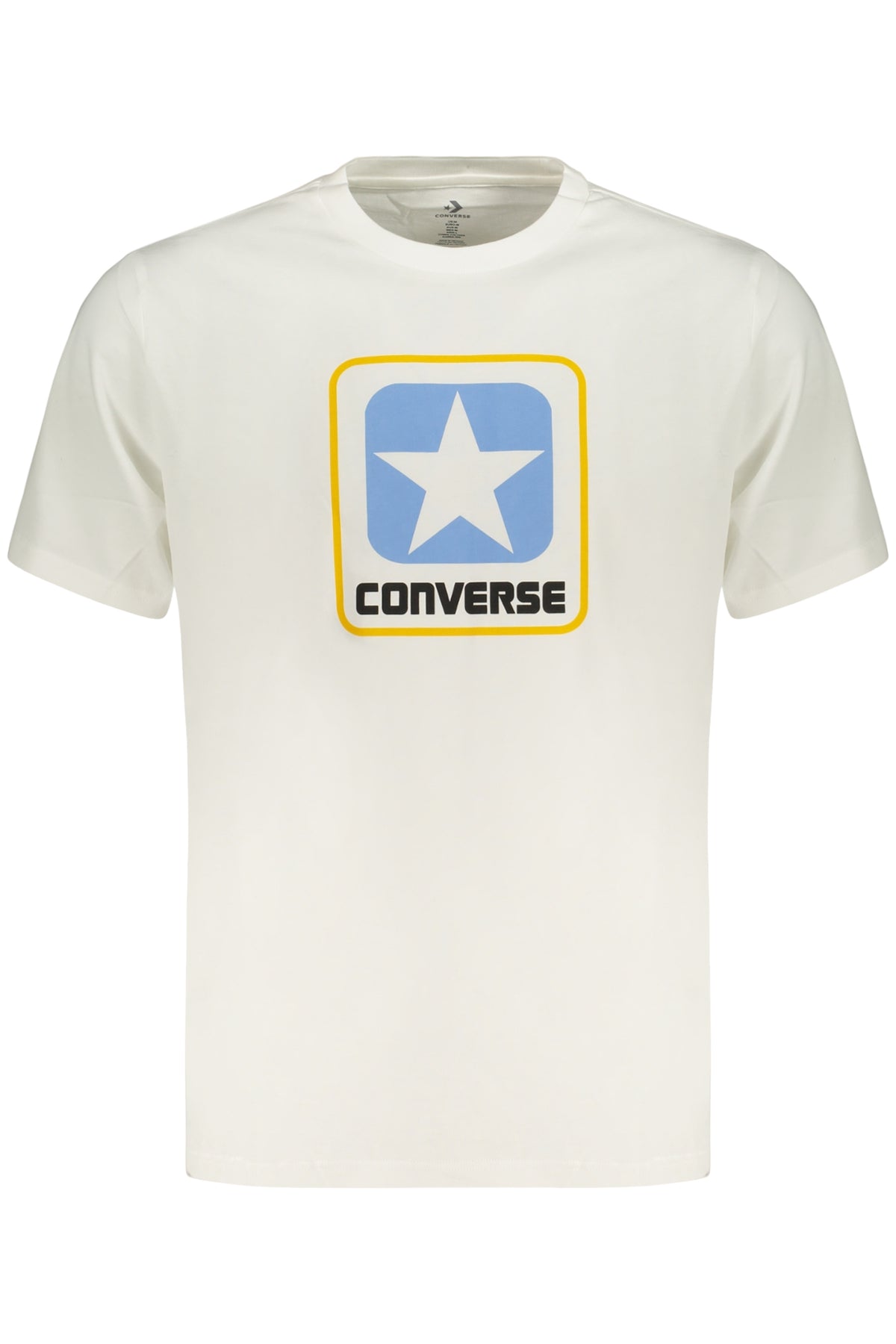 T-SHIRT EM ALGODÃO CONVERSE HOMEM BRANCA