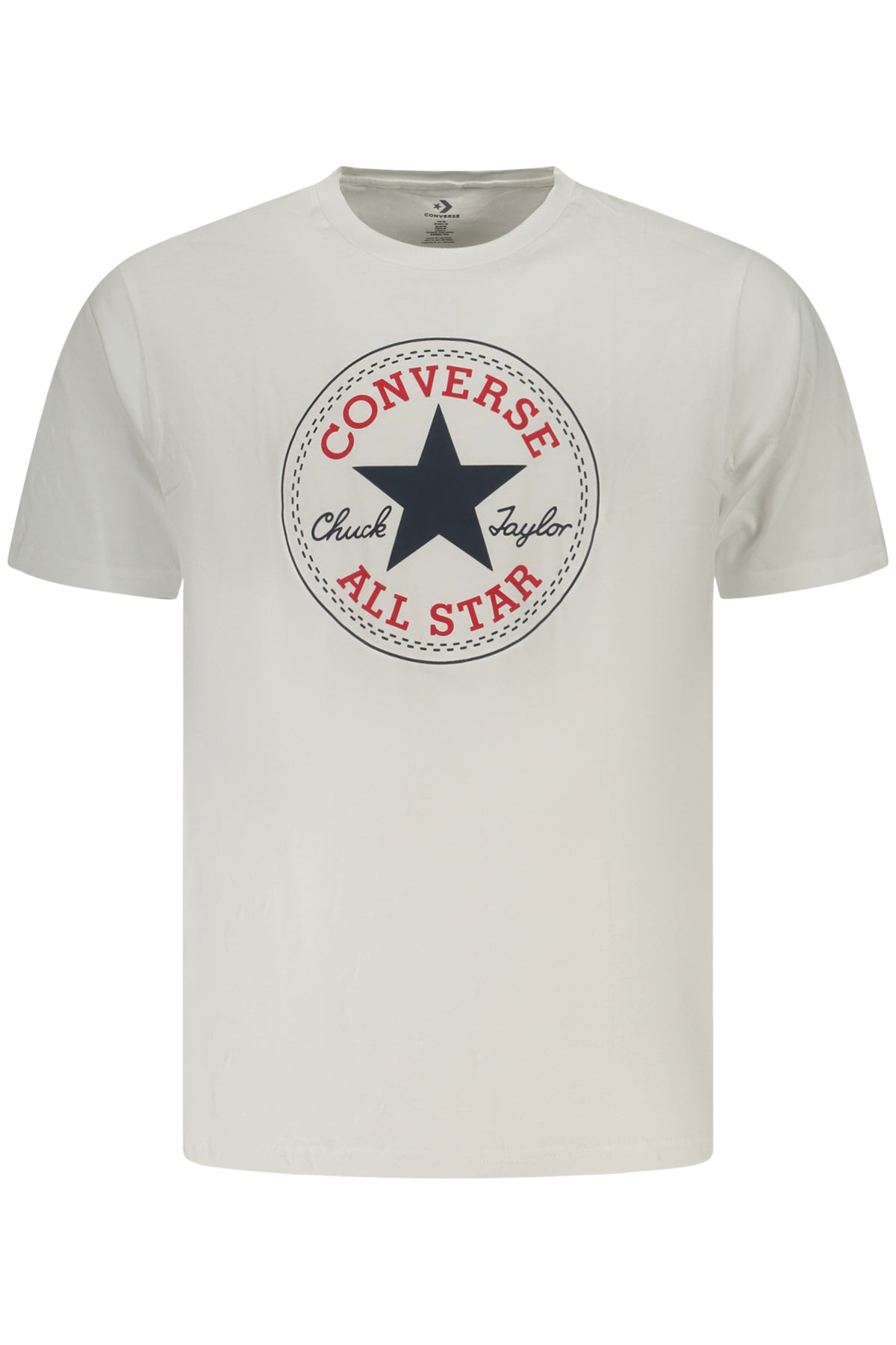 T-SHIRT EM ALGODÃO CONVERSE HOMEM BRANCA