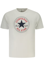 T-SHIRT EM ALGODÃO CONVERSE HOMEM BRANCA
