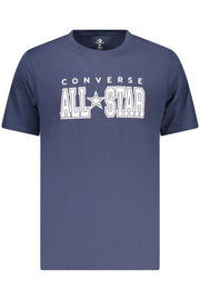 T-SHIRT EM ALGODÃO CONVERSE HOMEM AZUL
