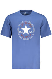 T-SHIRT EM ALGODÃO CONVERSE HOMEM AZUL