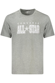 T-SHIRT EM ALGODÃO CONVERSE HOMEM CINZENTA