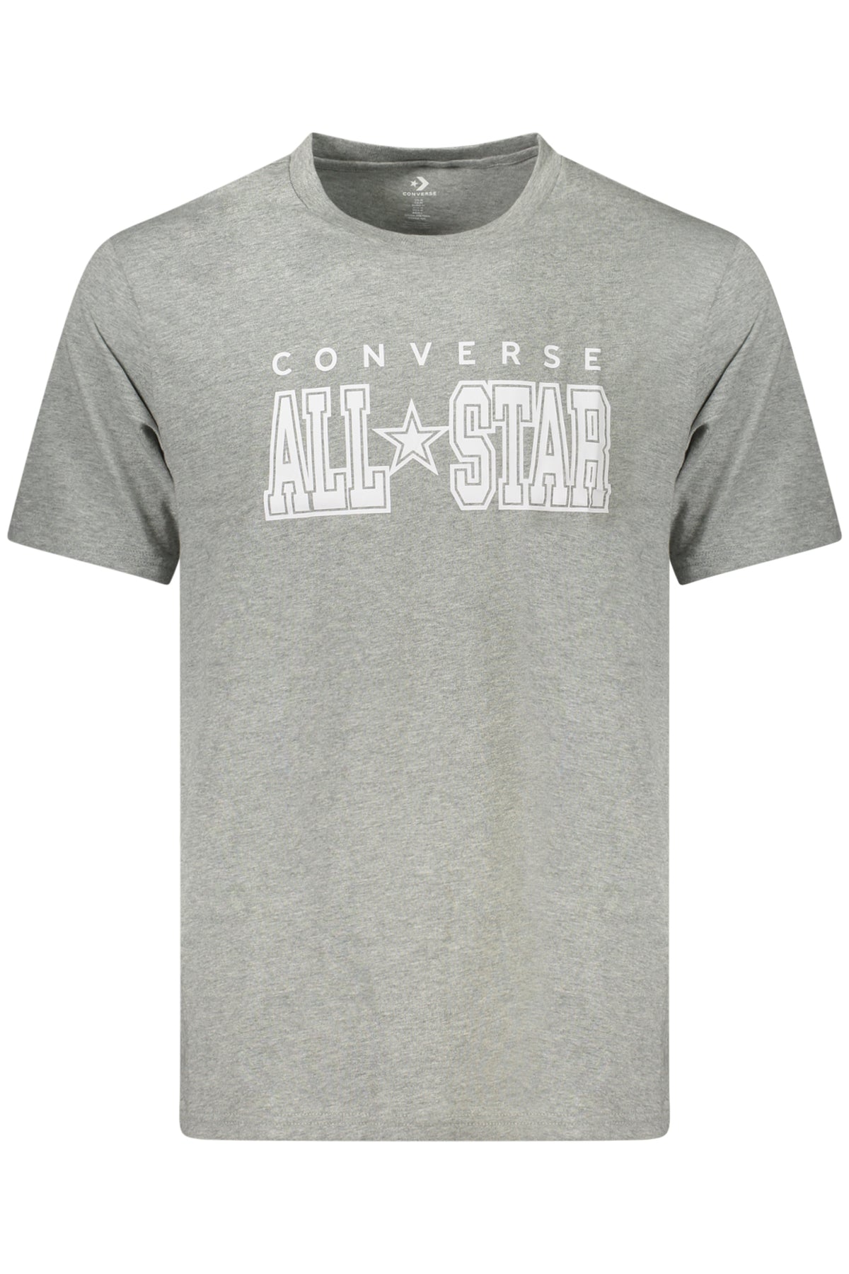 T-SHIRT EM ALGODÃO CONVERSE HOMEM CINZENTA
