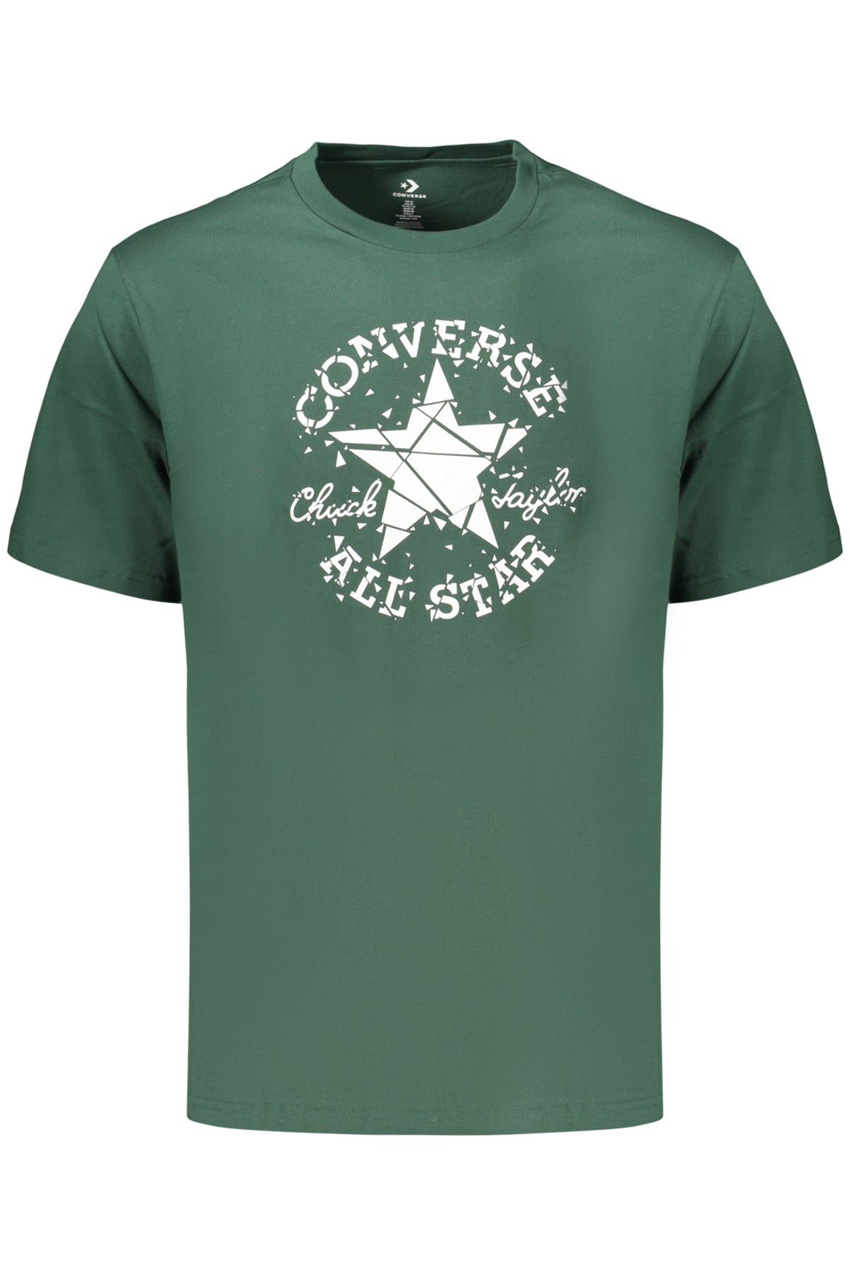 T-SHIRT EM ALGODÃO CONVERSE HOMEM VERDE