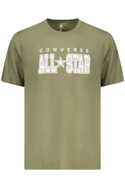 T-SHIRT EM ALGODÃO CONVERSE HOMEM VERDE