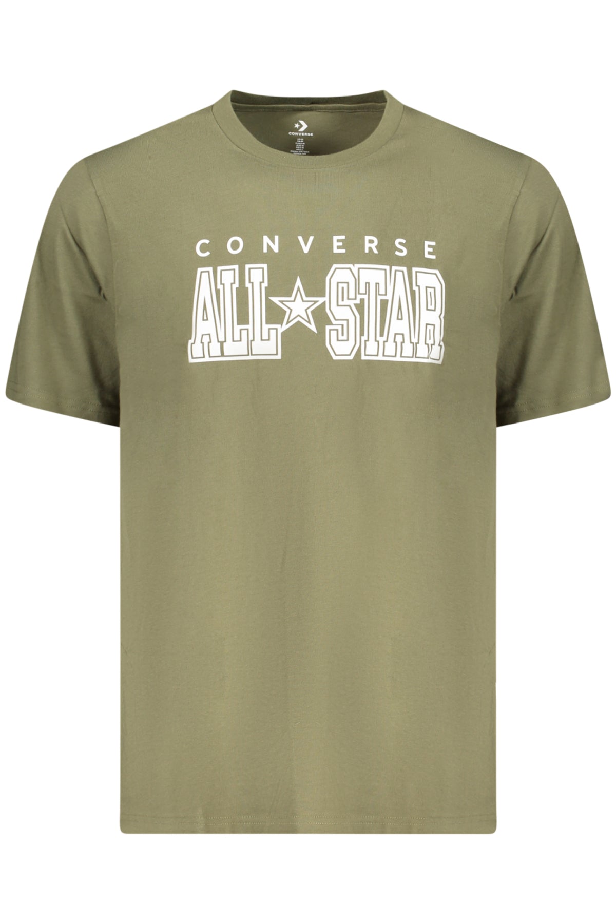 T-SHIRT EM ALGODÃO CONVERSE HOMEM VERDE