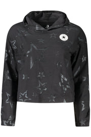 T-SHIRT COM CAPUZ CONVERSE CRIANÇA PRETA