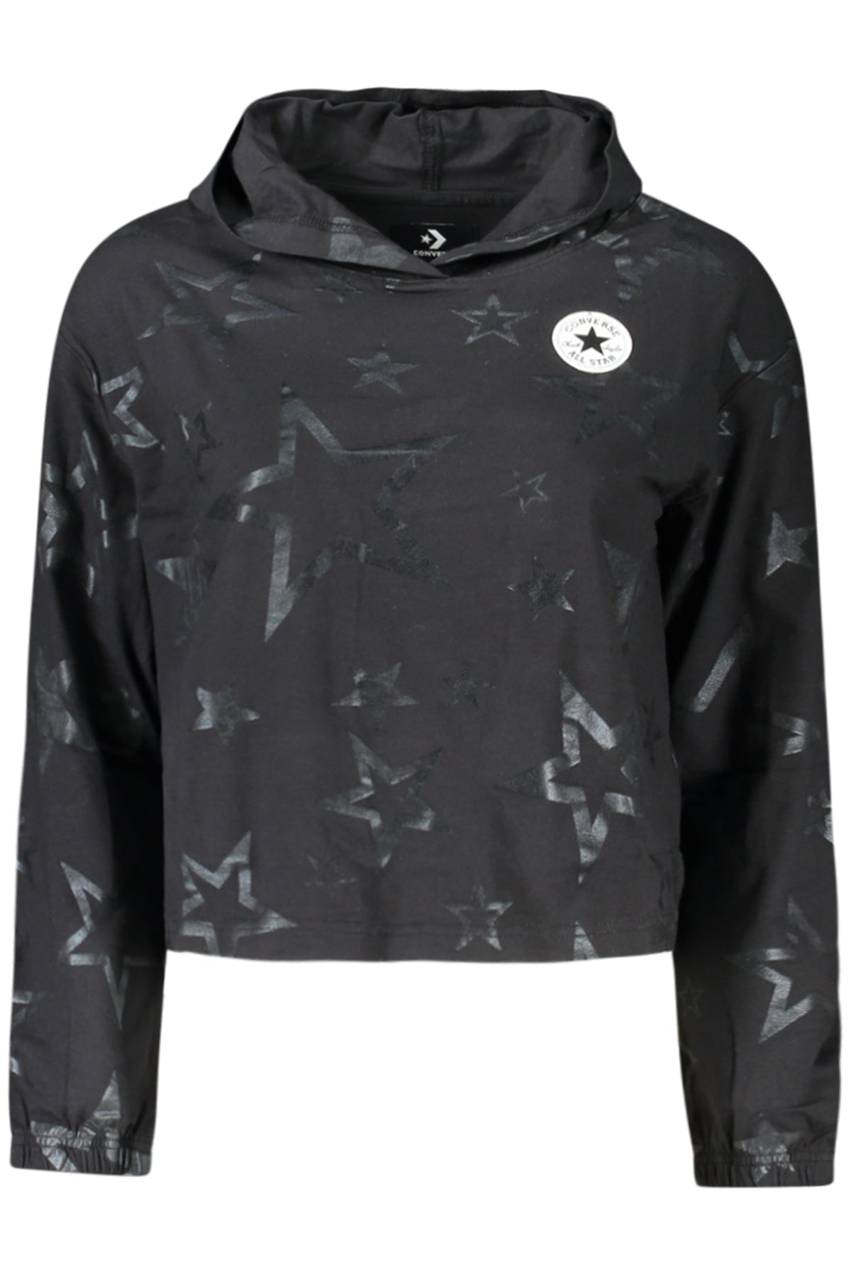 T-SHIRT COM CAPUZ CONVERSE CRIANÇA PRETA
