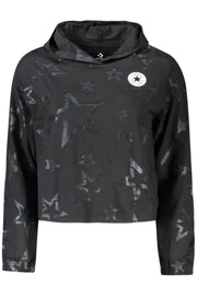 T-SHIRT COM CAPUZ CONVERSE CRIANÇA PRETA