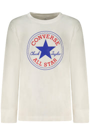 T-SHIRT EM ALGODÃO CONVERSE CRIANÇA BRANCA