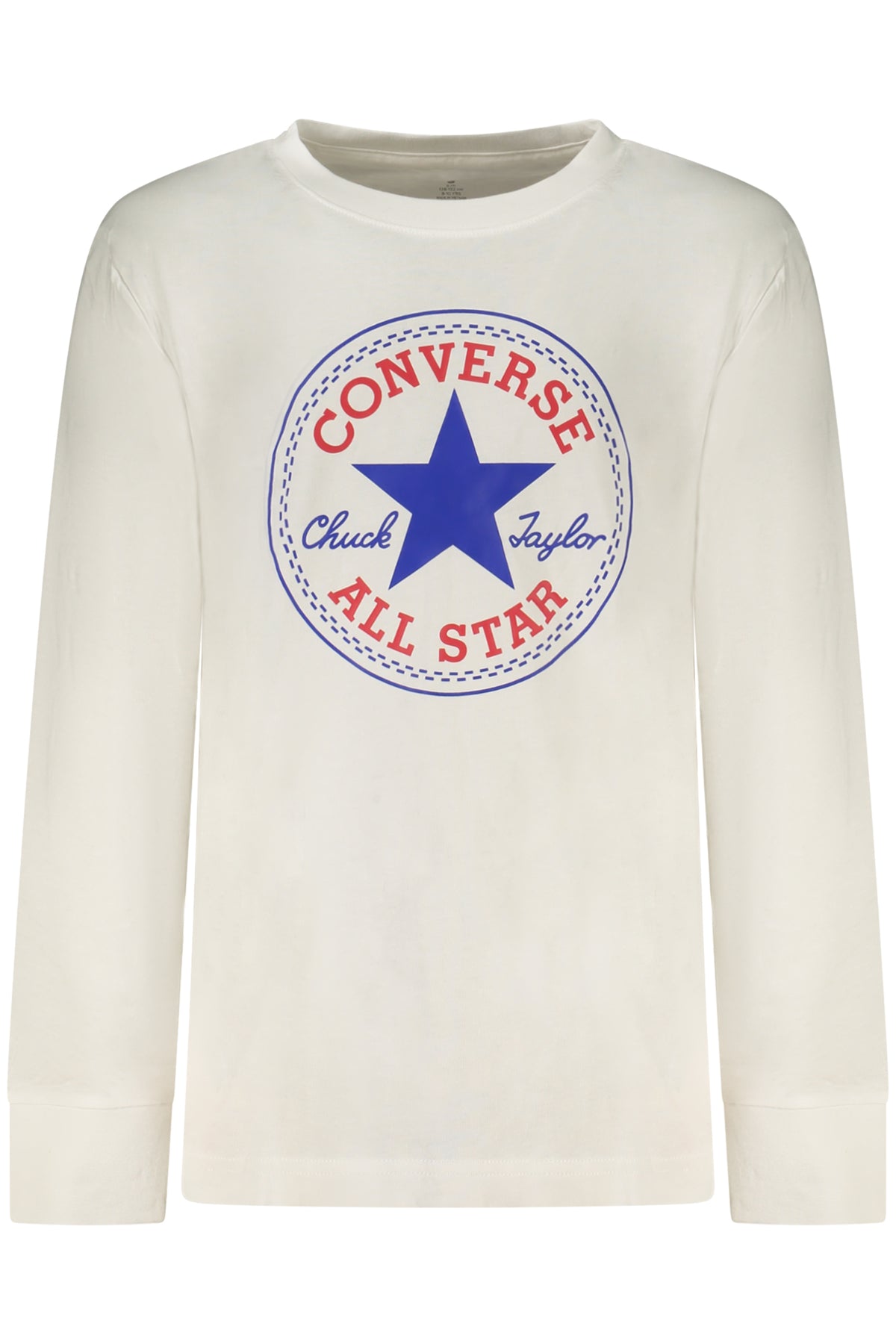 T-SHIRT EM ALGODÃO CONVERSE CRIANÇA BRANCA