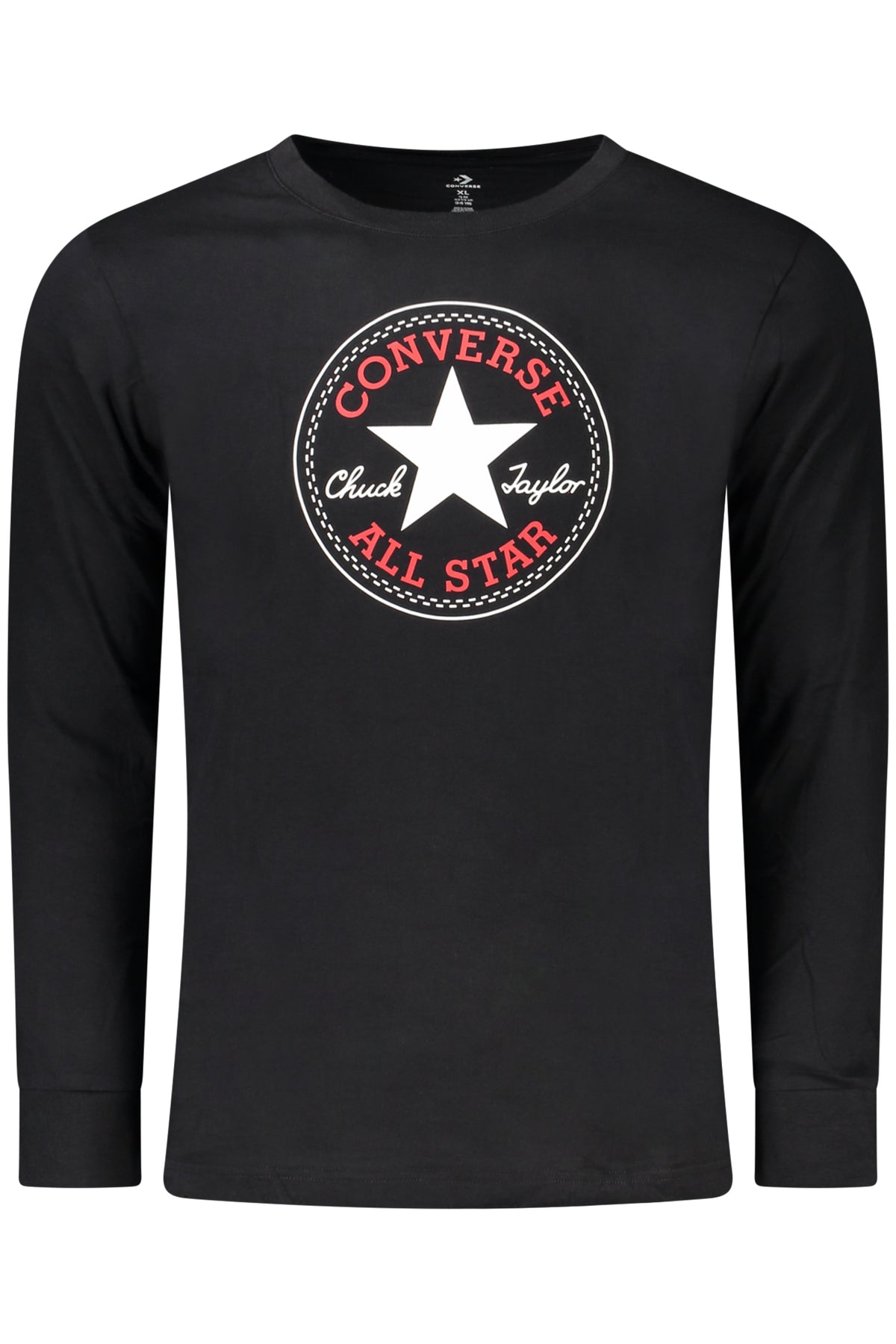 T-SHIRT EM ALGODÃO CONVERSE CRIANÇA PRETA