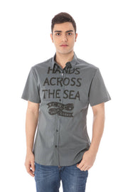 MEN'S GREY SHORT SLEEVE NATIONAL SHIRT