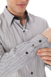 CAMISA EM ALGODÃO COSTUME NATIONAL HOMEM BRANCA