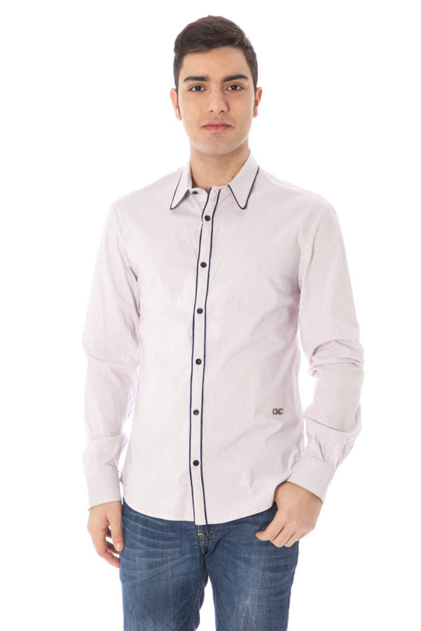 CAMISA NACIONAL MASCULINA MANGA COMPRIDA ROSA