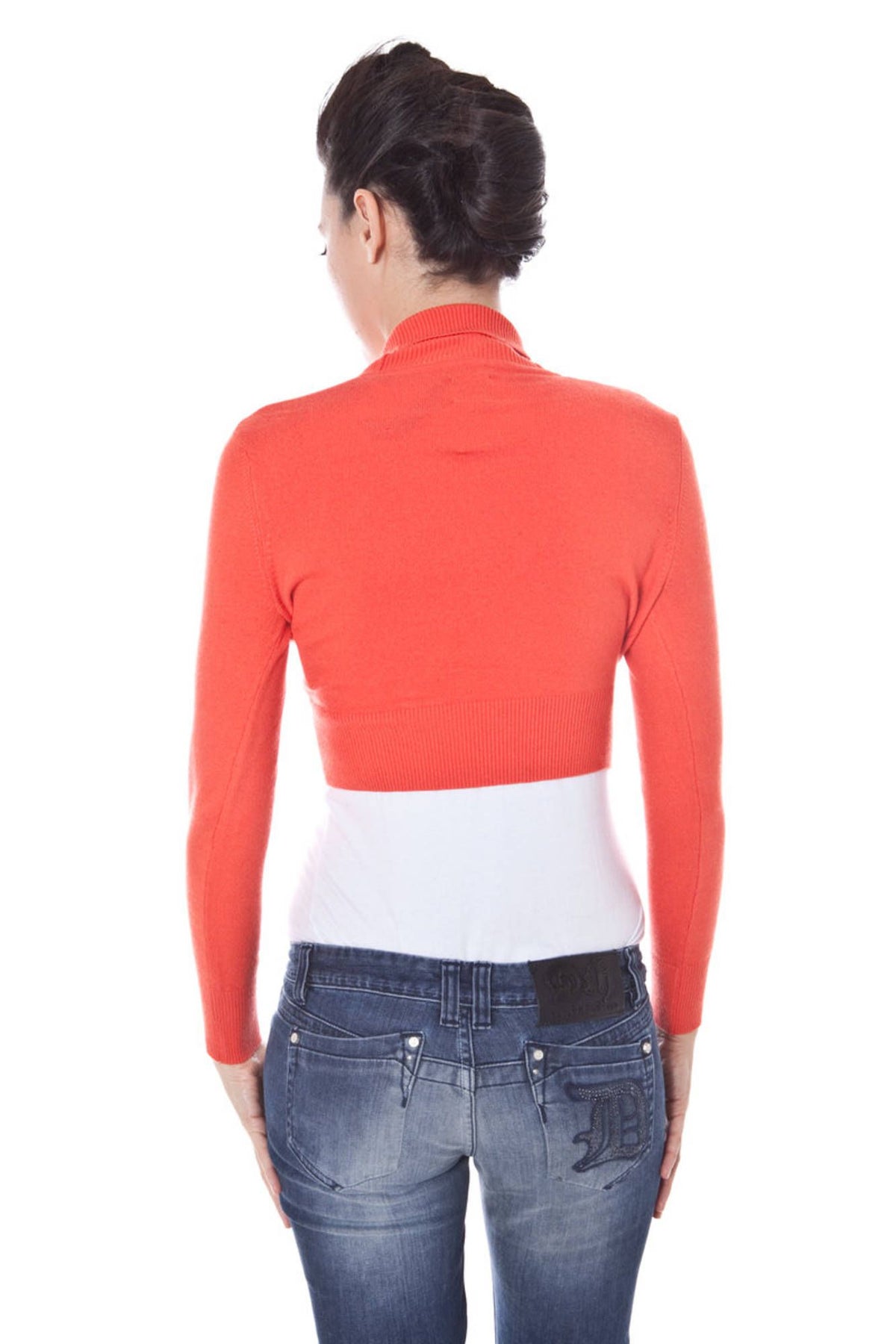 DATCH LONG SLEEVE CARDIGAN WOMEN RED