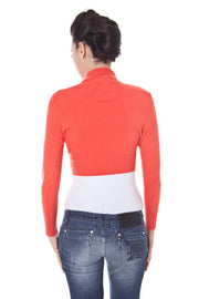DATCH LONG SLEEVE CARDIGAN WOMEN RED
