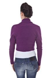 DATCH LONG SLEEVE SHIRRED TOP PURPLE WOMAN