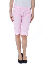 WOMEN'S PINK DATCH BERMUDA SHORTS
