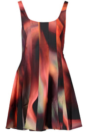 VESTIDO CURTO COM FECHO DESIGUAL MULHER PRETO