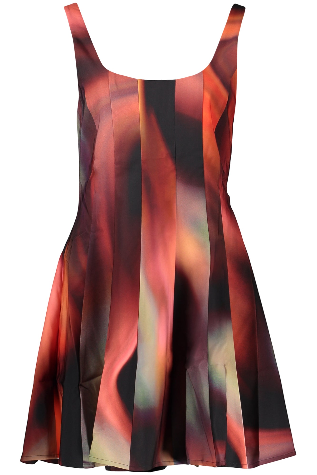 VESTIDO CURTO COM FECHO DESIGUAL MULHER PRETO
