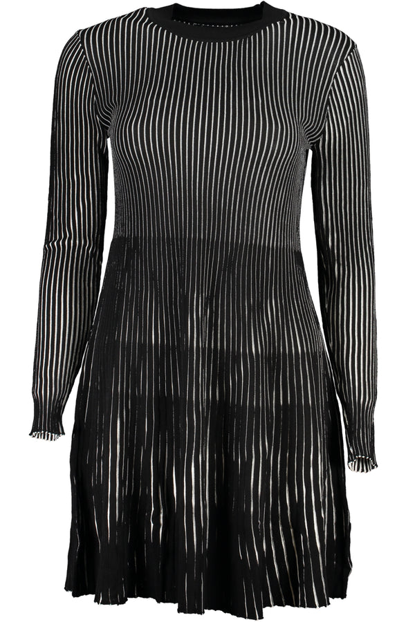 VESTIDO CURTO FEMININO DESIGUAL PRETO