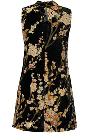 VESTIDO CURTO COM FECHO DESIGUAL MULHER PRETO