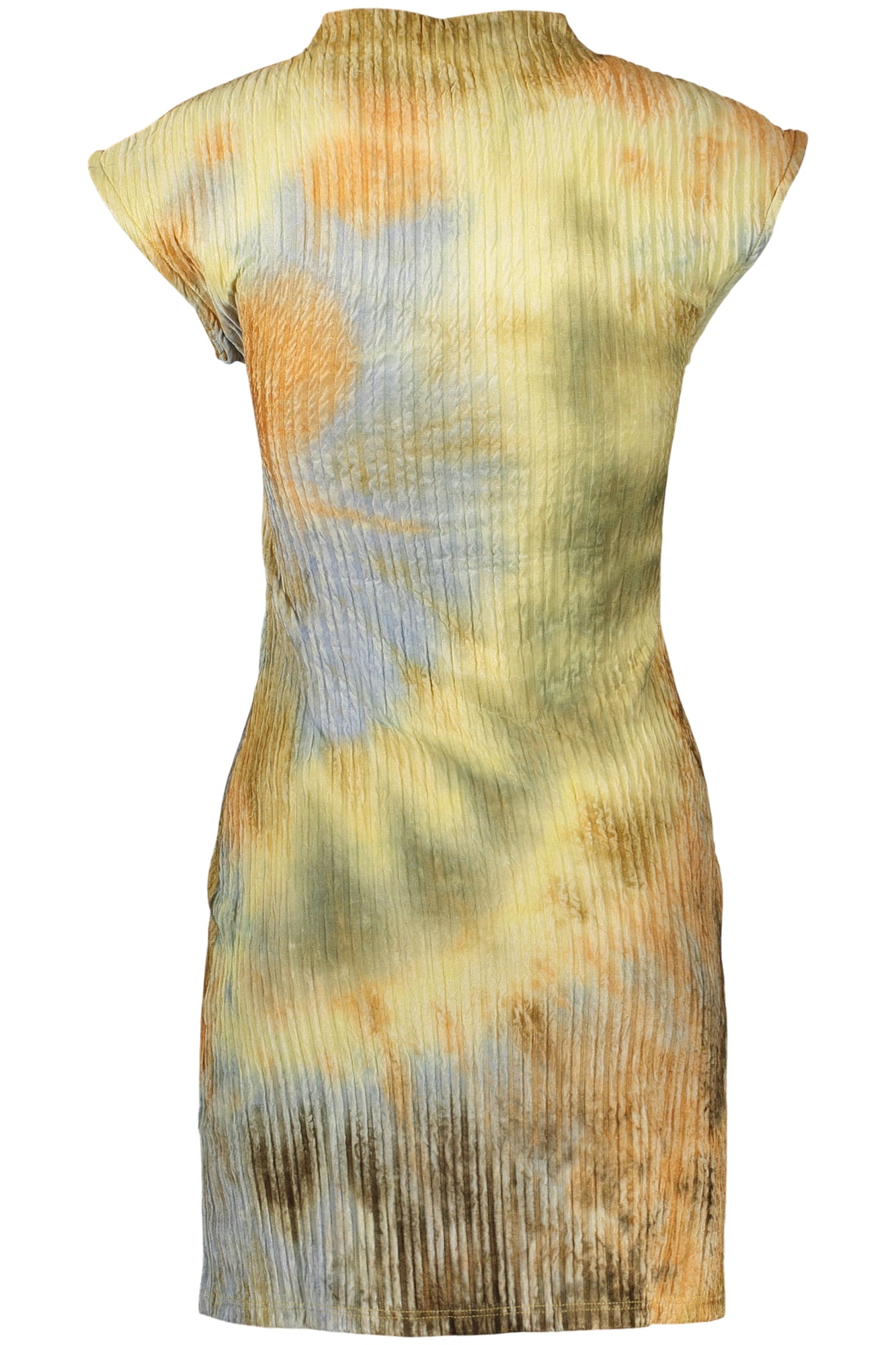 VESTIDO CURTO COM LOGÓTIPO DESIGUAL MULHER VERDE