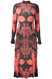 VESTIDO COM LOGÓTIPO DESIGUAL MULHER PRETO