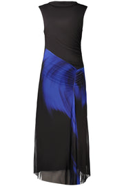 TOP DE ALÇAS COM LOGÓTIPO DESIGUAL MULHER PRETO