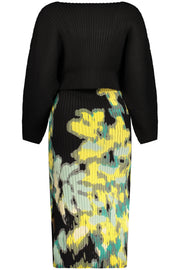 TOP DE ALÇAS COM LOGÓTIPO DESIGUAL MULHER PRETO