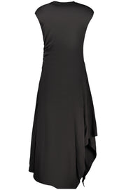 VESTIDO EM ALGODÃO DESIGUAL MULHER PRETO