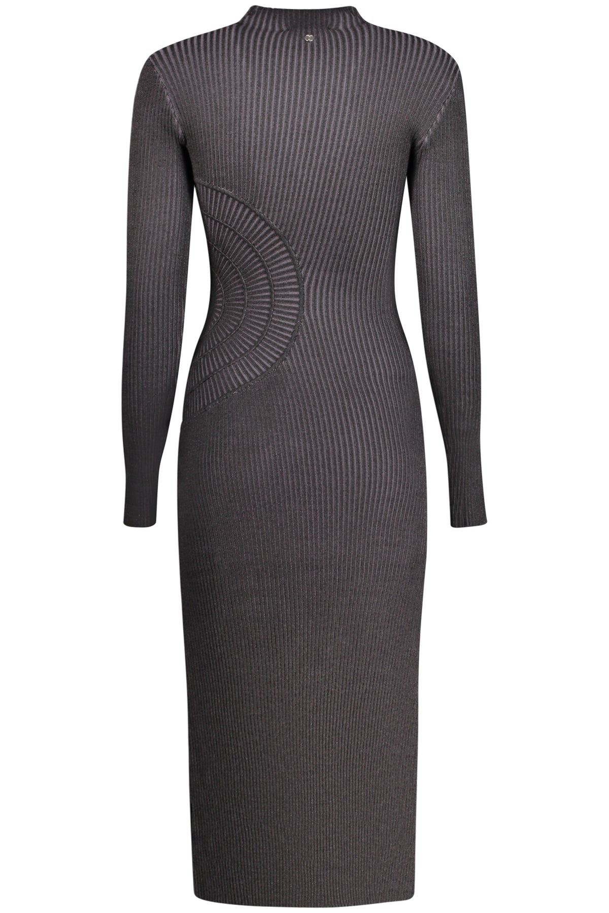 VESTIDO COM LOGÓTIPO DESIGUAL MULHER PRETO
