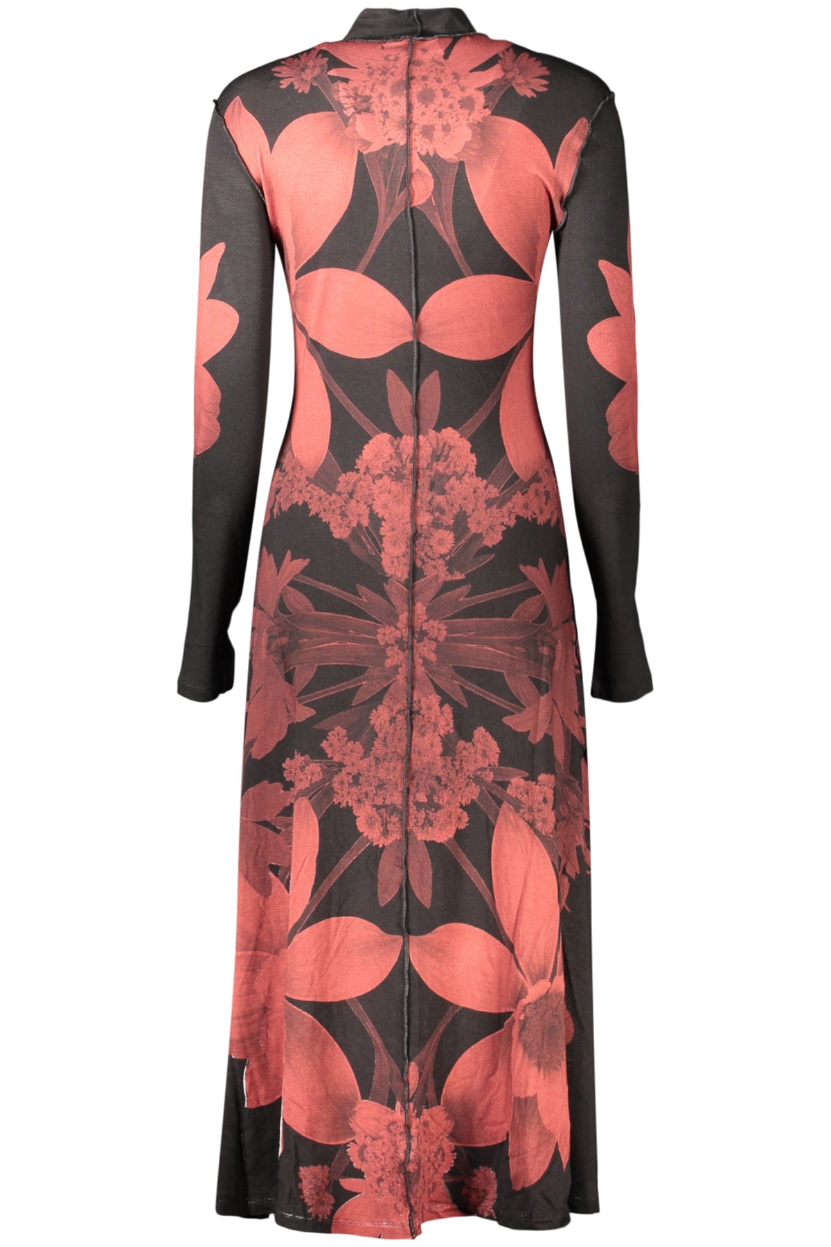 VESTIDO COM LOGÓTIPO DESIGUAL MULHER PRETO