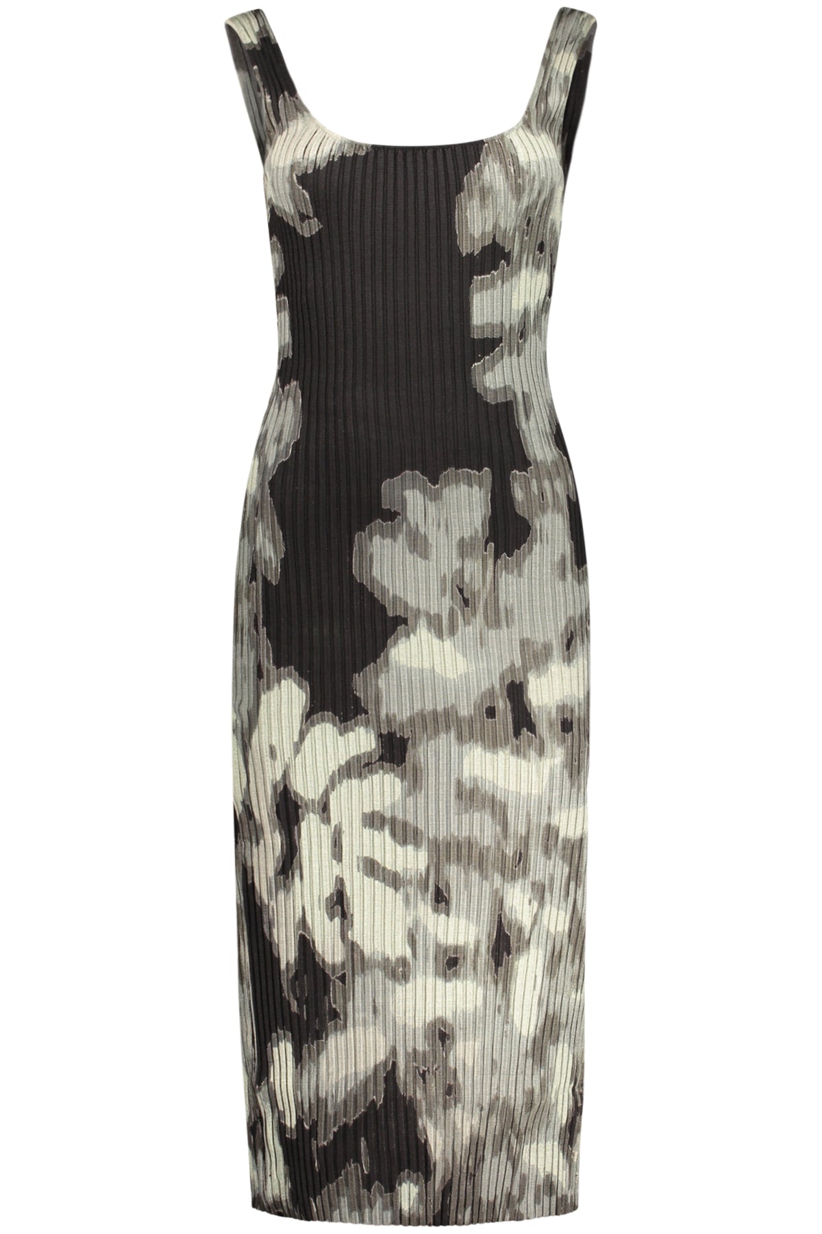 TOP DE ALÇAS COM LOGÓTIPO DESIGUAL MULHER PRETO