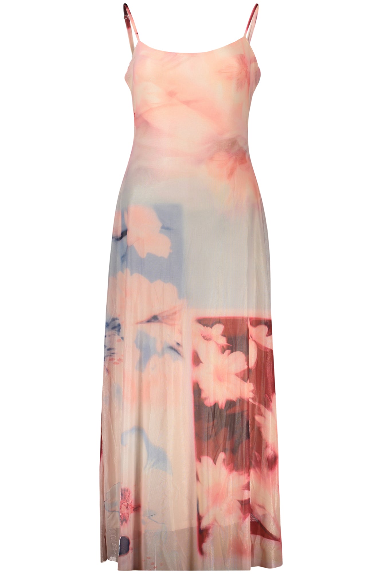 TOP DE ALÇAS COM LOGÓTIPO DESIGUAL MULHER ROSA