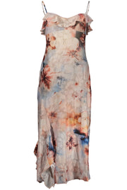 VESTIDO COM LOGÓTIPO DESIGUAL MULHER ROSA