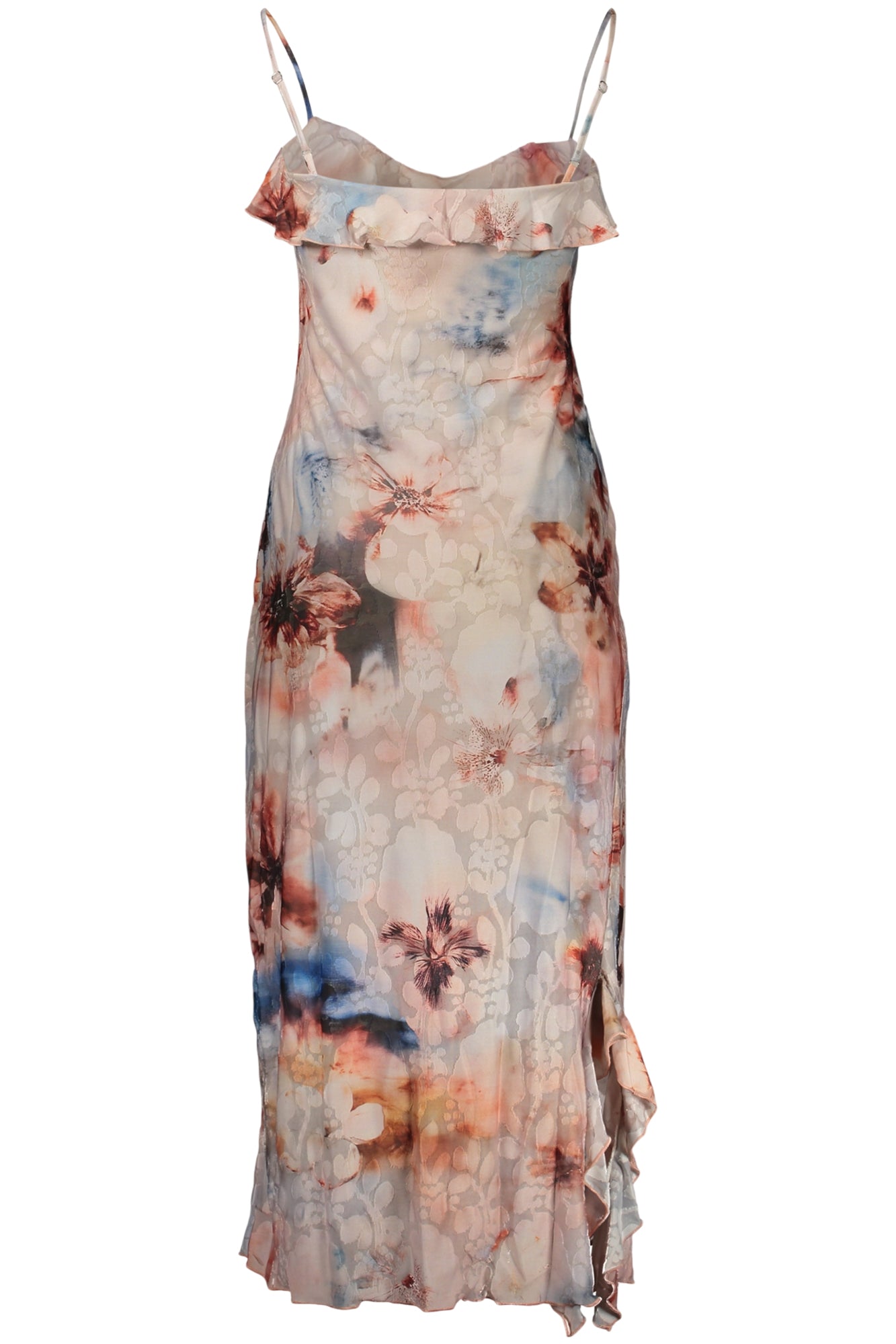 VESTIDO COM LOGÓTIPO DESIGUAL MULHER ROSA