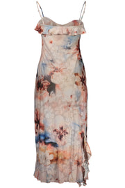 VESTIDO COM LOGÓTIPO DESIGUAL MULHER ROSA