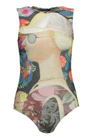DESIGUAL BODYSUIT A TOP WOMAN GREEN