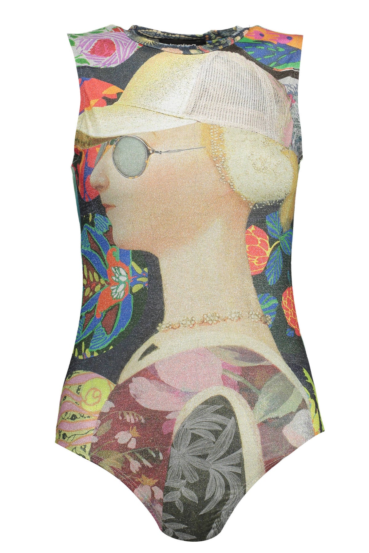 DESIGUAL BODYSUIT A TOP WOMAN GREEN