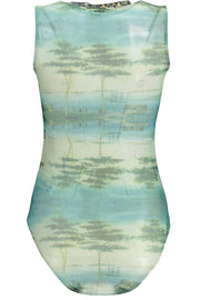 DESIGUAL BODYSUIT A TOP WOMAN GREEN