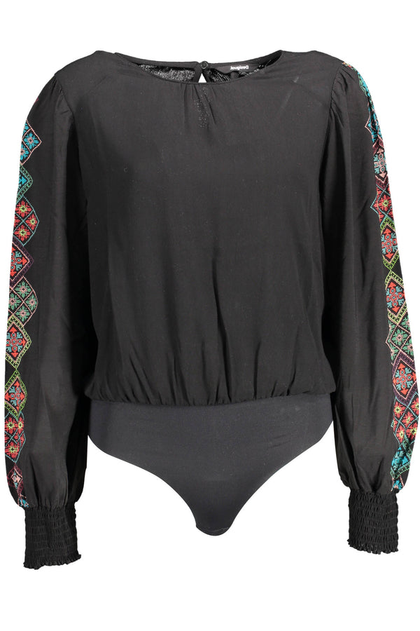 DESIGUAL BODY MANGAS COMPRIDAS MULHER PRETO