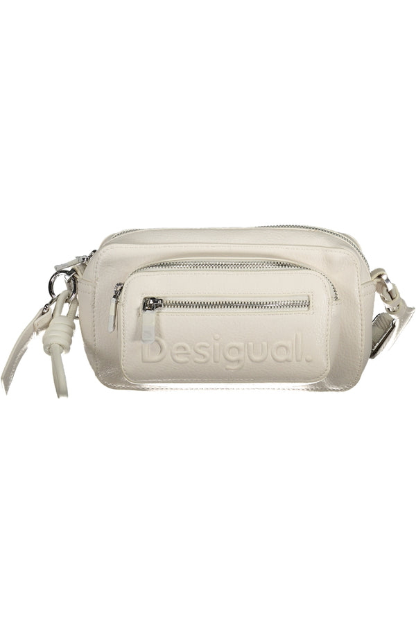 BOLSA DESIGUAL BRANCA PARA MULHER