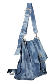 MALA EM ALGODÃO DESIGUAL MULHER AZUL